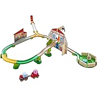 HABA 305397 – Kullerbü Marble Run Farmyard Starter Set with Sound- Join Selma The Sheep and Simon The Pig as They Embark on an Exciting Escape | Interactive Play for Ages 2 and Up