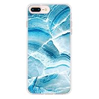 iPhone 8 Plus, iPhone 7/6 Plus Case, Aqua Marble (Water Blue) - Military Grade Protection - Drop Tested - Protective Slim Clear Case for Apple iPhone 8 Plus, iPhone 7/6/6s Plus