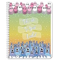 BookFactory Cute Notebook/College Ruled Notebook/Blank Ruled Journal for Students - 