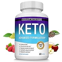 Toplux Keto Pills Ketosis Diet - Natural Ketosis Using Ketone & Ketogenic Diet, Support Energy & Focus, Support Keto Diet Perfect for Men Women, 60 Capsules, Supplement