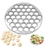 Ravioli Maker Pierogi Maker 9.84inch 37 Holes Aluminium Alloy Reusable Washable Dumpling Maker Home Kitchen Restaurant Ravioli Cutters Dumpling Mould
