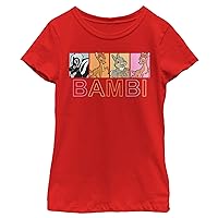 Disney Girl's Bambi Characters Box Up T-Shirt