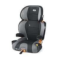 Chicco KidFit® Adapt Plus 2-in-1 Belt-Positioning Booster Car Seat, Backless and High Back Booster Seat, for Children Aged 4 Years and up and 40-100 lbs. | Ember/Black