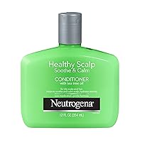 Neutrogena Soothing & Calming Healthy Scalp Conditioner to Moisturize Dry Scalp & Hair, with Tea Tree Oil, pH-Balanced, Paraben-Free & Phthalate-Free, Safe for Color-Treated Hair, 12 fl oz