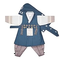 Blue Boy Baby Hanbok Korea Traditional Clothing 1st Dol Birthday 100th-10 Ages NA149B
