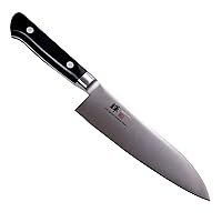 Kagayaki Japanese Chef’s Knife, KG-3ES Professional Santoku Knife, VG-1 High Carbon Japanese Stainless Steel Pro Kitchen Knife with Ergonomic Pakka Wood Handle, 7 inch