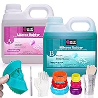 BBDINO Silicone Mold Making Kit, Liquid Silicone for Mold Making 30A NW 42  Oz, Platinum Mold Making Silicone Rubber, 1:1 by Volume, Ideal for Casting