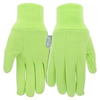Basic Mud Jersey Cotton Kid's Helper Gloves, Extreme Comfort, Elastic Knit Wrist, Hand Protection