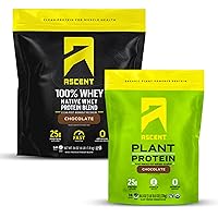 Whey 4 lb + Plant Protein Powder 18 Servings - Chocolate