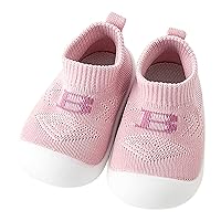 Infant Girls Boys Kids Leisure Shoes Letter Prints Mesh Soft Bottom Breathable Slip On Sport Baby Girl Size 5 Shoes