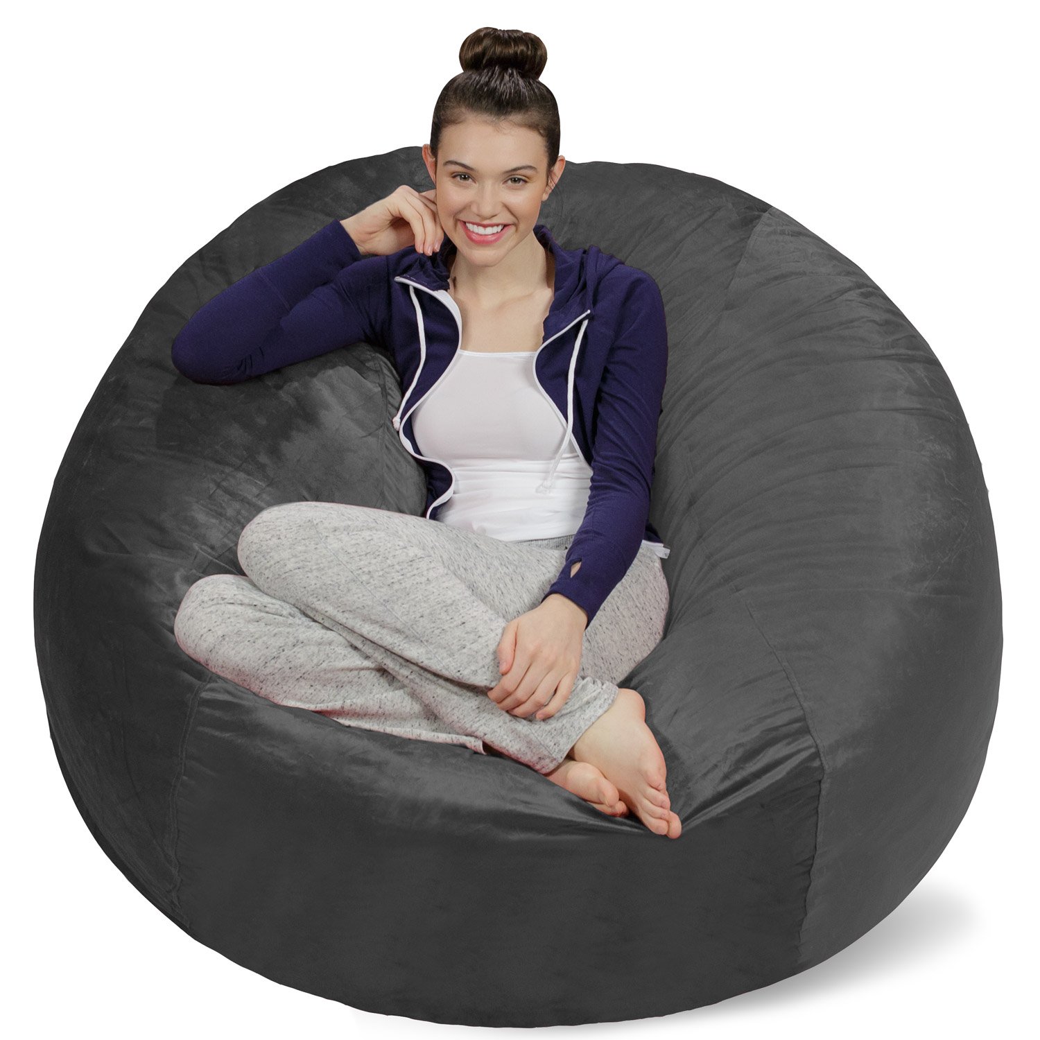 Sofa Sack - Plush, Ultra Soft Bean Bag Chair - Memory Foam Bean Bag Chair  with Microsuede Cover -