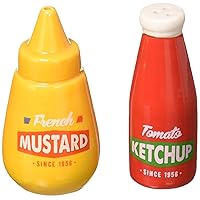 Abbott Collection Ketchup&Mustard Salt & Pepper-4