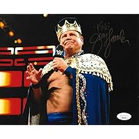 Jerry Lawler The King signed 8x10 photo autographed Wrestling Legend 4 JSA - Autographed Wrestling Photos