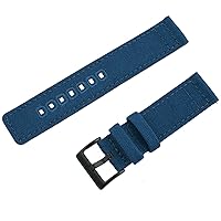 Quick Release Canvas Watch Strap Band - 20mm 22mm
