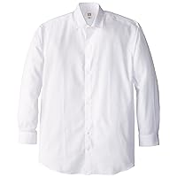 Cutter & Buck Men's Big-Tall Epic Easy Care Mini Herringbone Shirt, White, 1XB