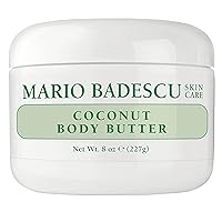 Mario Badescu Coconut Body Butter for All Skin Types | Body Moisturizer for Smooth and Radiant Skin | Formulated with Shea Butter