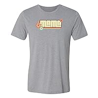 70s Flower Mama - Retro Vibes Mothers Day Mom Triblend T Shirt