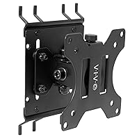 VIVO Articulating Single Monitor Pegboard Mount, Fits Screens up to 32 inches and Peg Boards up to 0.25 inches Thick with 1 inch Hole Spacing, Black, Mount-PB1