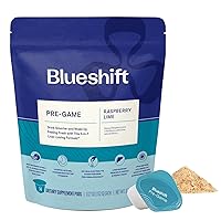 Blueshift Pre Game, Alcohol Metabolism Electrolytes Powder Packets Sugar Free with Vitamin C, Vitamin B12, and Milk Thistle and NAC for Liver Cleanse Detox and Repair, Raspberry Lime (14 Pack)
