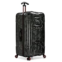 Traveler's Choice Maxporter II Hardside Polycarbonate Suitcase with Spinner Wheels, Carbon Gray, 30