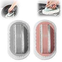 Kitchen with Handle Magic Brush, Multi-Purpose Sponges Cleaning Brushs for Kitchen, Household Cleaning sponges for Dishes, Pots, Pans and Countertop (Color : 2PCS-A)