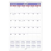 AT-A-GLANCE Wall Calendar 2024-2025 Academic, Monthly, 15-1/2
