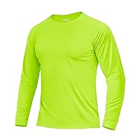 Men's UPF 50+ Sun Protection UV SPF Shirts Long Sleeve Lightweight Quick Dry Swim T-Shirts Rash Guard