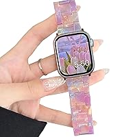 Pogsun Apple Watch Band, Apple Watch-Compatible, 1.7 inches (42 mm), 1.7 inches (44 mm), 1.8 inches (45 mm), 1.9 inches (49 mm), Women’s, Cute, Birthday Gift, Waterproof, Stainless Steel Buckle,