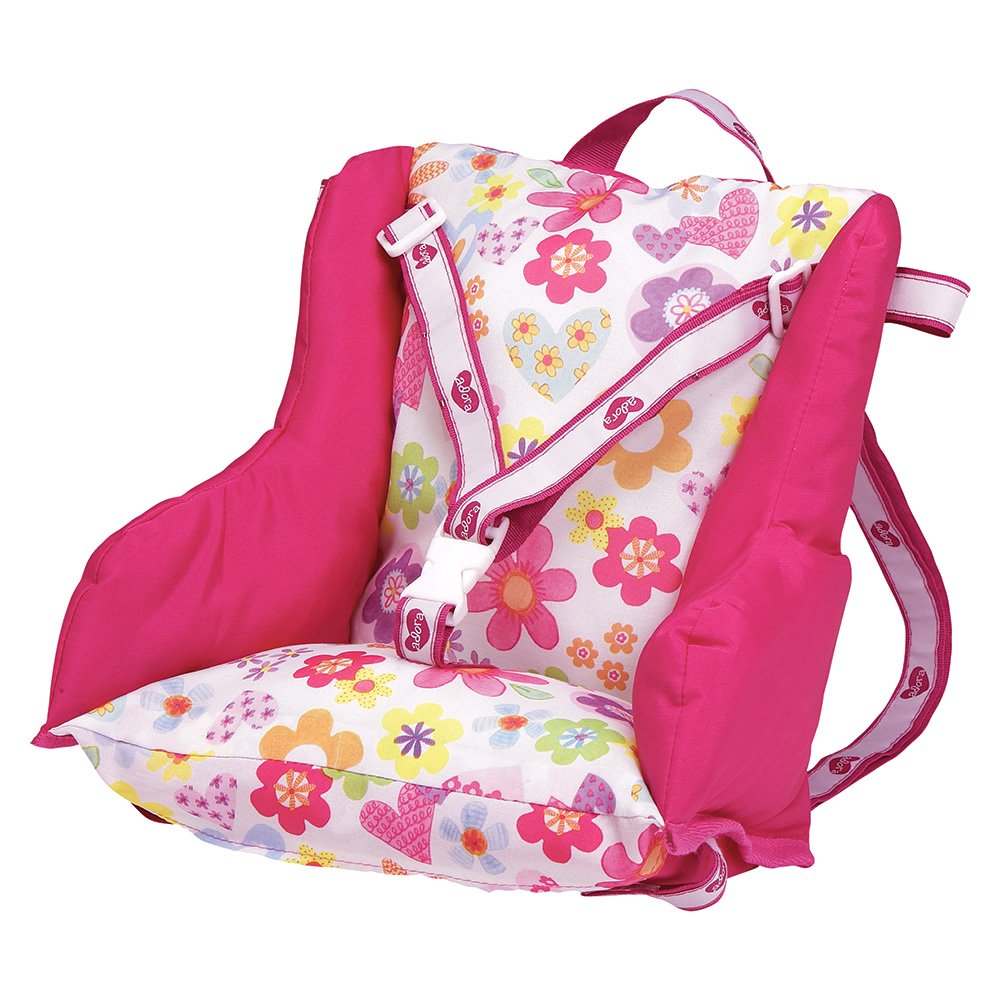 Adora Doll Accessories 3-in-1 Stroller, Car Seat, Back Pack Carrier, Perfect for Kids 3 Years & up, Pink (217602)