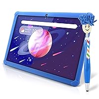 Pyle Kids Tablet with Stylus Pen, 7 Inch Android Tablet with 1080p HD Display, Dual Camera, WiFi Compatibility, Quad-Core Processor, 1GB RAM, 8GB Storage, Kid Proof Cover