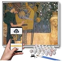 DIY Painting Kits for Adults Music Painting by Gustav Klimt Arts Craft for Home Wall Decor