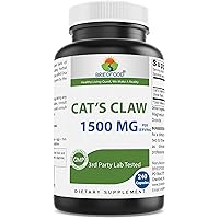 Cat's Claw 1500 mg per Serving - 240 Capsules - Non-GMO, Gluten Free