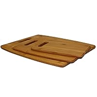 Oceanstar 3-Piece Bamboo Set CB1156 Cutting Board, One Size, Natural