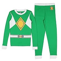 INTIMO Power Rangers Boys' Red Ranger Classic Character Costume Sleep Pajama Set