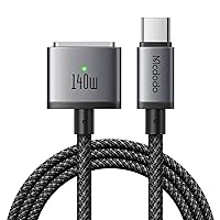 mcdodo 140W USB-C to Magnetic 3 Cable,Compatible with MacBook Pro 2021 M1 Pro & Max Chip 14