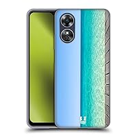 Head Case Designs Blue Sea and Sky Serenity Beautiful Beaches Soft Gel Case Compatible with Oppo A17