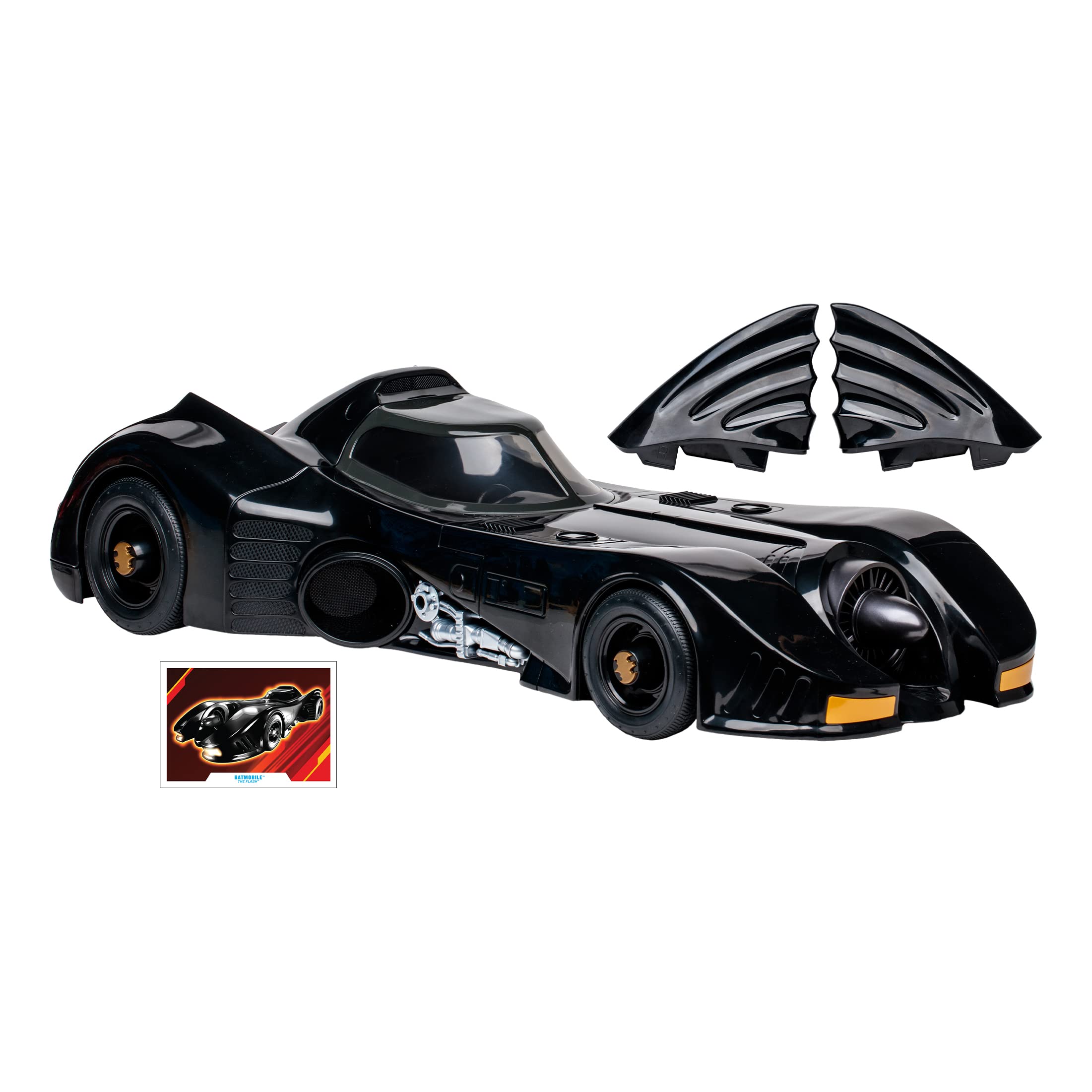 McFarlane DC Multiverse Flash Movie - Batmobile Toy Figure, Plastic, 22