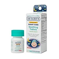Dr. Talbot's Night Time Chamomile Soothing Tablets, Naturally Inspired, Quick Dissolve, 140 Count