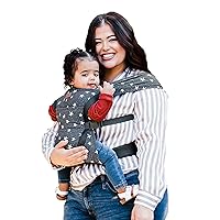 JJ Cole Luma Packable Carrier – 4 -Position Baby Carrier - Compact Travel Bag