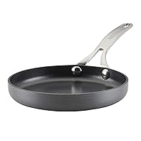 Anolon Hard Anodized Nonstick Mini Skillet/Frying/Egg Pan, Stainless Steel Handle, (6.5