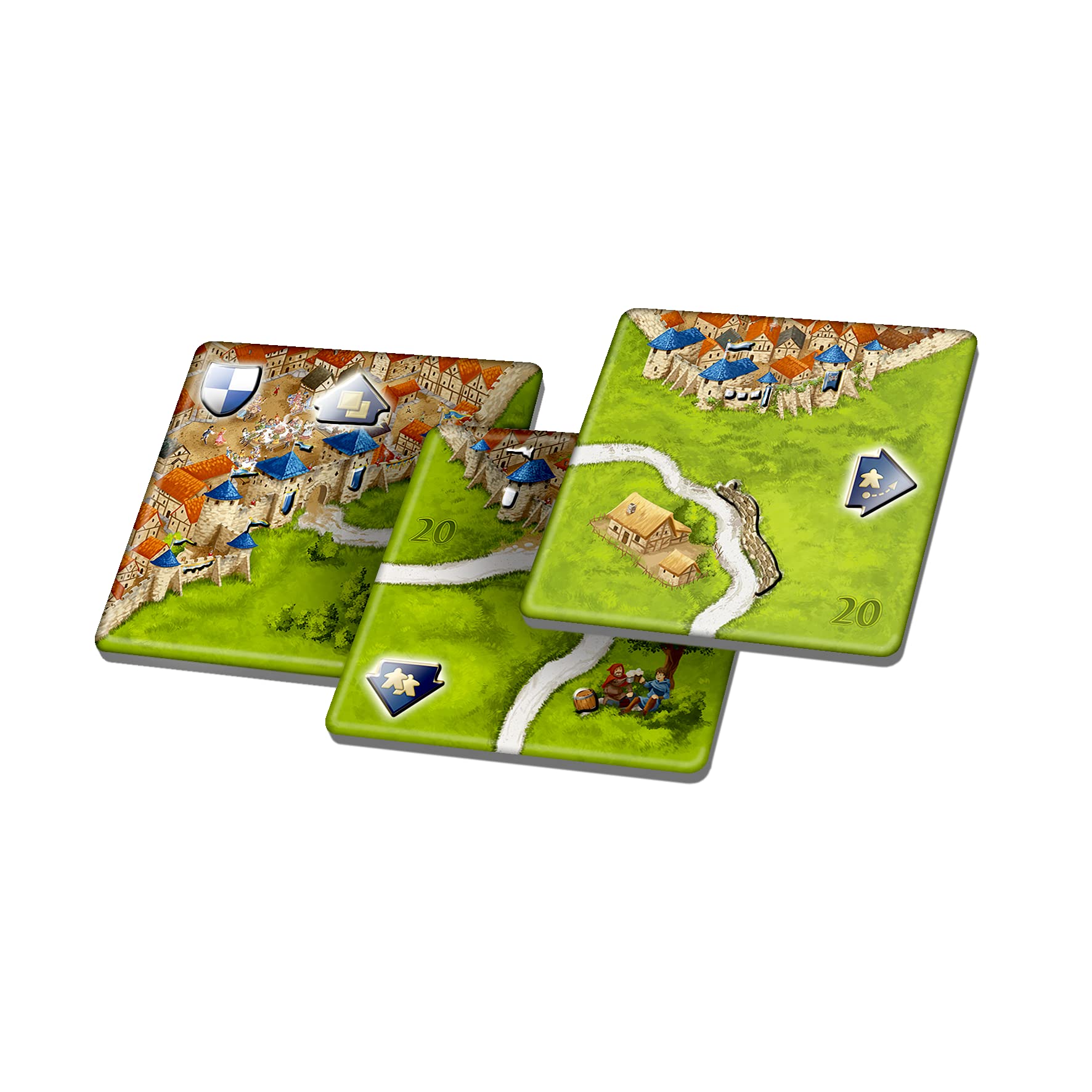 Carcassonne 20th Anniversary Edition| Family Board Game for Adults and Kids | Strategy /Adventure Game | Ages 7+ | 2-5 Players | Avg. Playtime 30-45 Minutes | Made by Z-Man Games