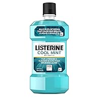 Cool Mint Antiseptic Oral Care Mouthwash to Kill 99% of Germs That Cause Bad Breath, Plaque and Gingivitis, ADA-Accepted, 8.5 Fl Oz