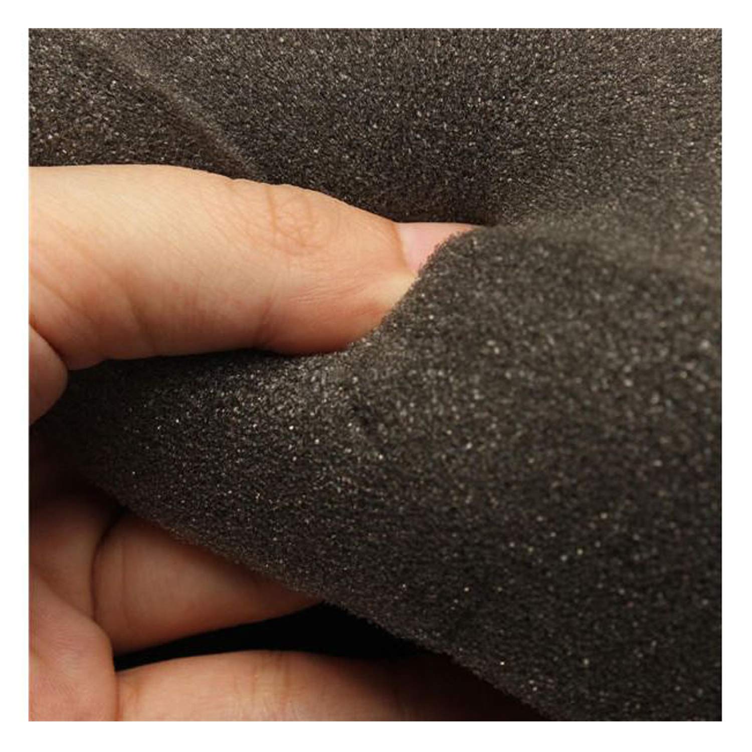 AKTRADING CO. CertiPUR-US Certified Charcoal Rubber Foam Sheet Cushion (Seat Replacement, Upholstery Sheet, Foam Padding, Acoustic Foam Sheet) - 1