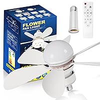 Ceiling Fan Light with Remote, 16.5
