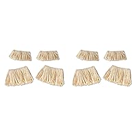 Beistle Raffia Arm & Leg Ties 8 Piece, Assorted Sizes, Natural