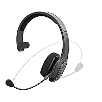 Car and Driver Trucker Bluetooth Headset, Wireless Headset Noise Canceling Headphones with Microphone, Home Office, Zoom, Call Center, Clear Highway| Siri, Alexa, Google Compatible (BT5500)