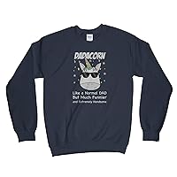 Dadacorn Sweatshirt Dad Unicorn Fathers Day Birthday Sweater