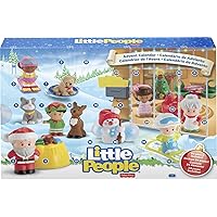 Fisher-Price Little People Toddler Toys Advent Calendar, Set Of 24 Figures & Accessories For Christmas Play Ages 1+ Years