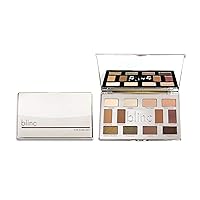 Rare Gem Eyeshadow Palette, Long-Lasting, Creamy, Blendable and Pigmented Matte, Shimmer and Metallic Eyeshadows, Gluten-Free and Cruelty-Free, 1.1g / 0.04 Oz x 12