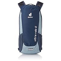 Deuter D6206021 1335 Bicycle Backpack Backpack Ultra Ride 6, marine, One Size